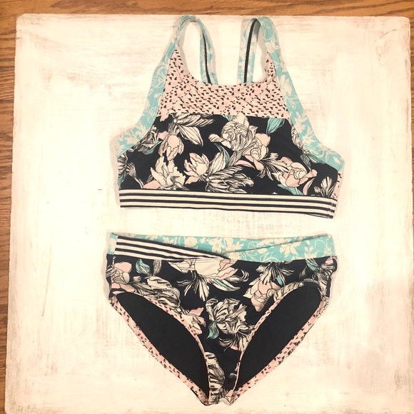 Athleta Other - Athleta Girl Island Time Bikini Top + Bottom - 14